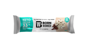 BW KETO Protein Bar Straciatella Flavour with Sweetener 2x30g