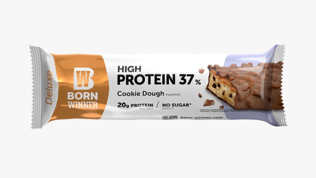 BW DELUXE Protein Bar Cookie Dough Flavour with Sweetener 55g