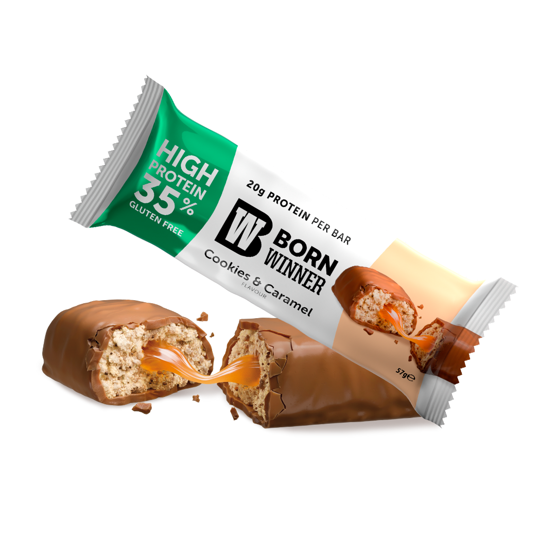 BW CORE Bar Cookies n Caramel Flavour with Sweeteners 57g