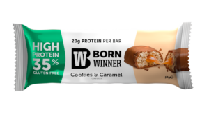 BW CORE Bar Cookies n Caramel Flavour with Sweeteners 57g