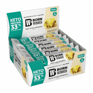 BW KETO Protein Bar Italian Cream Zabaglione Flavour with Sweetener 2x30g