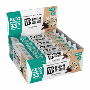 BW KETO Protein Bar Straciatella Flavour with Sweetener 2x30g
