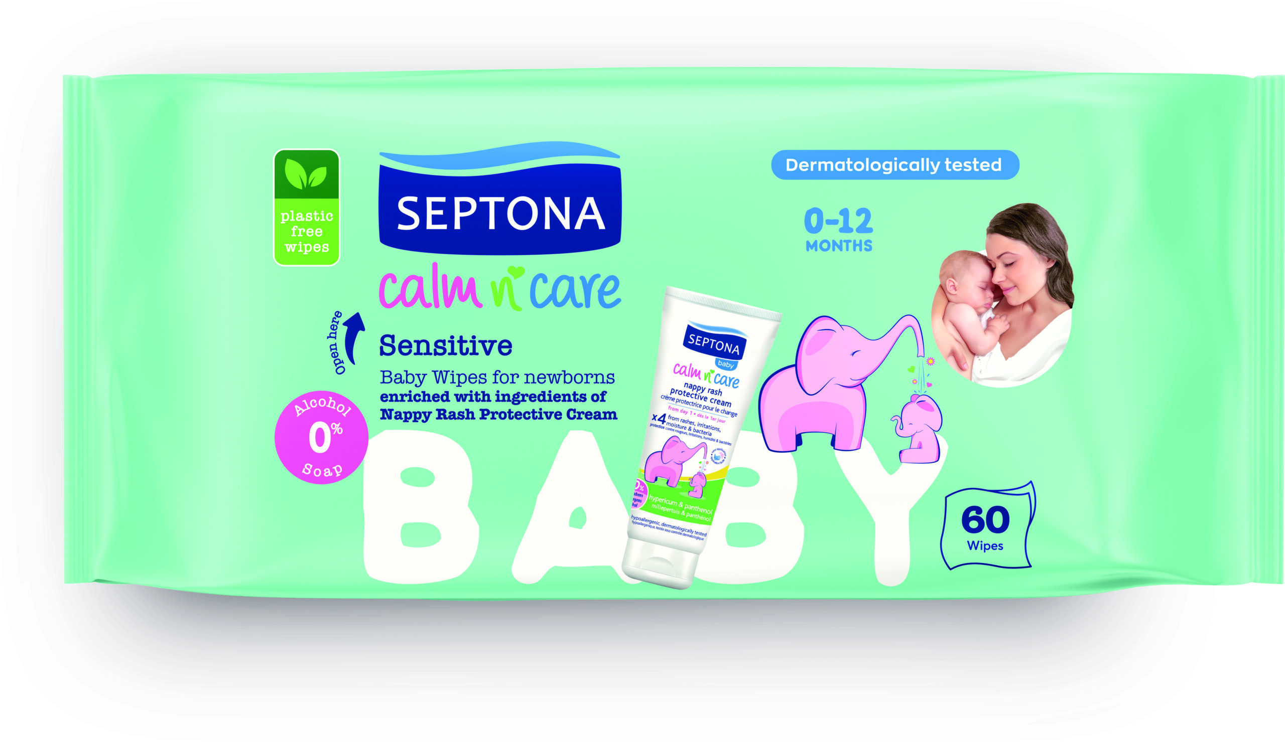 SEPTONA Baby Wipes Sensitive 60pcs