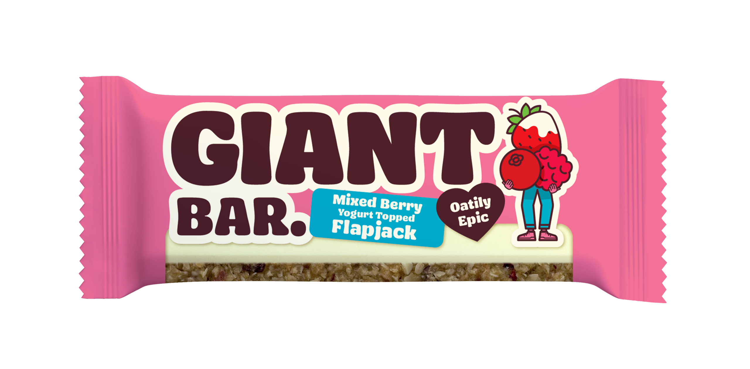 Berry & Yoghurt Flapjack 100g
