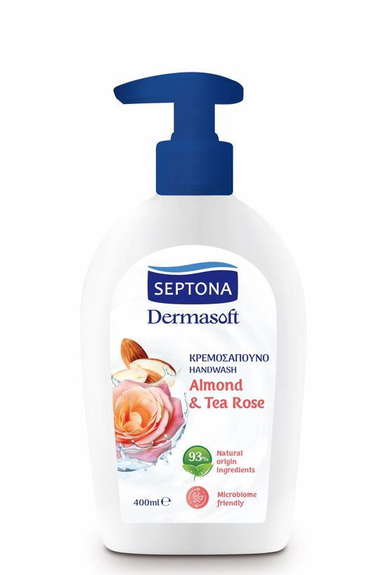 SEPTONA Dermasoft Handwash Almond & Tea Rose 400ml