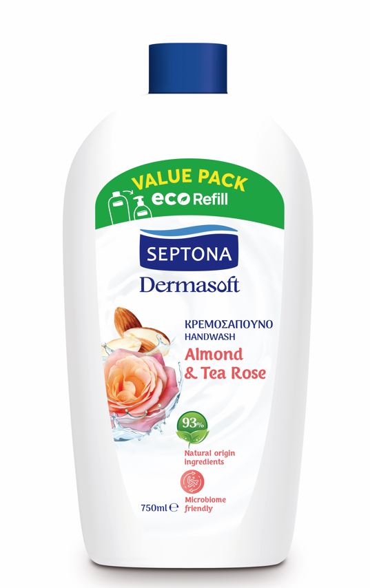 SEPTONA Dermasoft Handwash Almond & Tea Rose 750ml