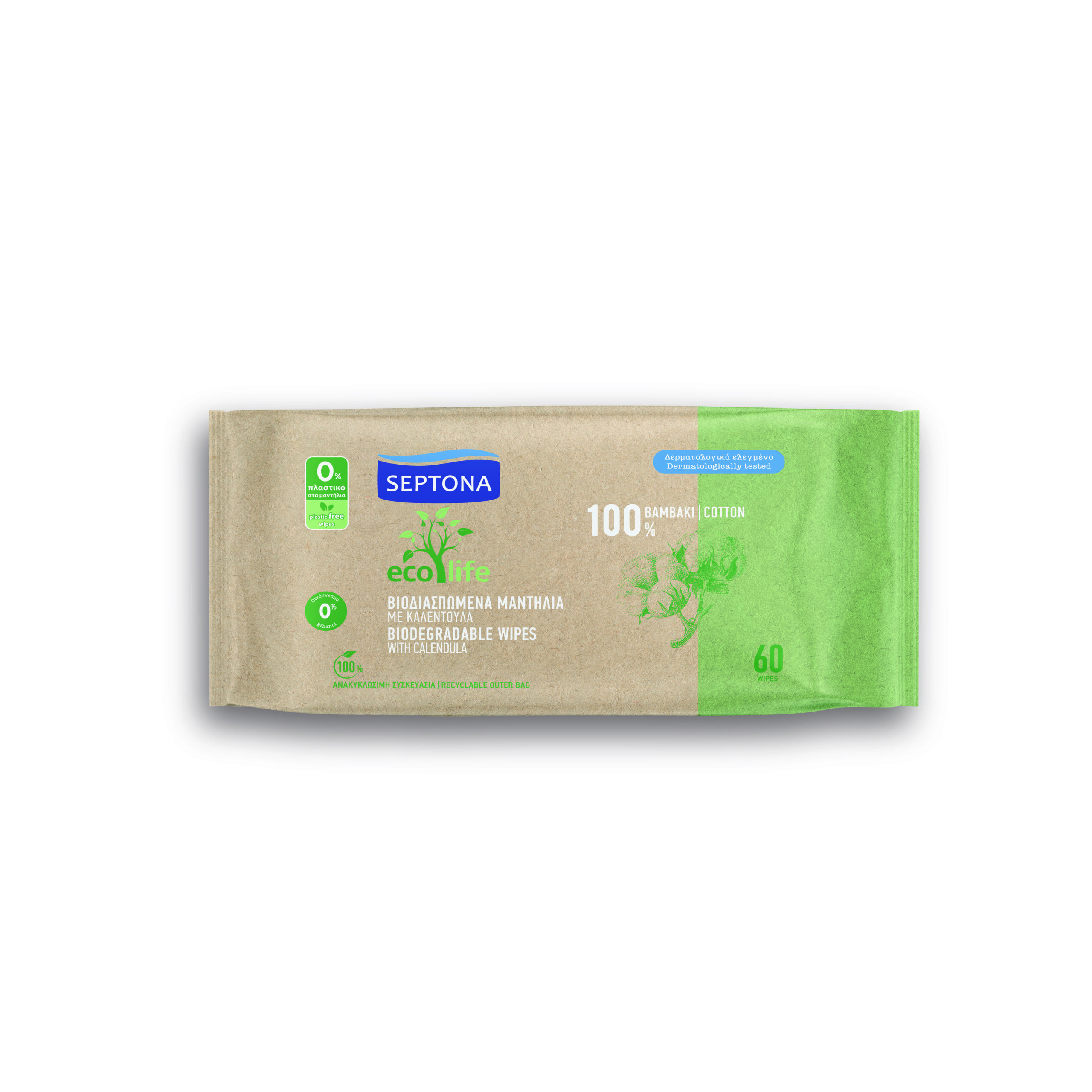 SEPTONA Baby Wipes ECO LIFE 60pcs