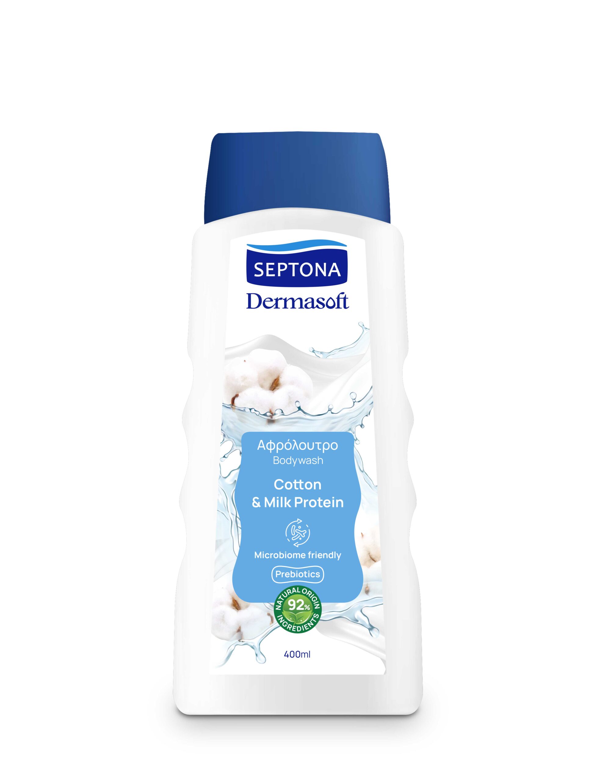 SEPTONA Dermasoft Shower Gel Cotton & Milk Protein 400ml