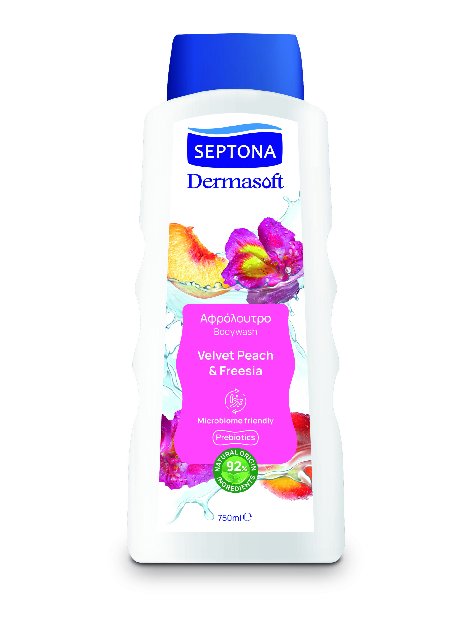 SEPTONA Dermasoft Shower Gel Peach & Freesia 750ml