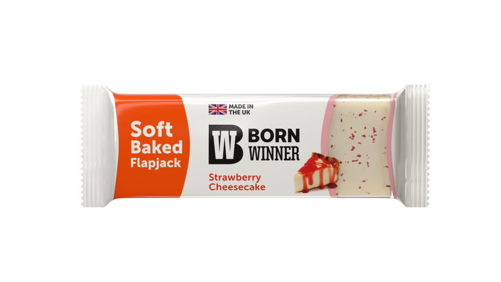 BW Flap Jack Strawberry Cheesecake Oat Bar 100g