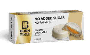 BW Cookies NO ADDED SUGAR Creamy Choco-Nut Flavour with Sweetener 100g
