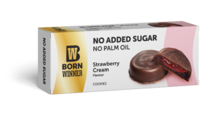 BW Cookies No Added Sugar Strawberry Cream 100g