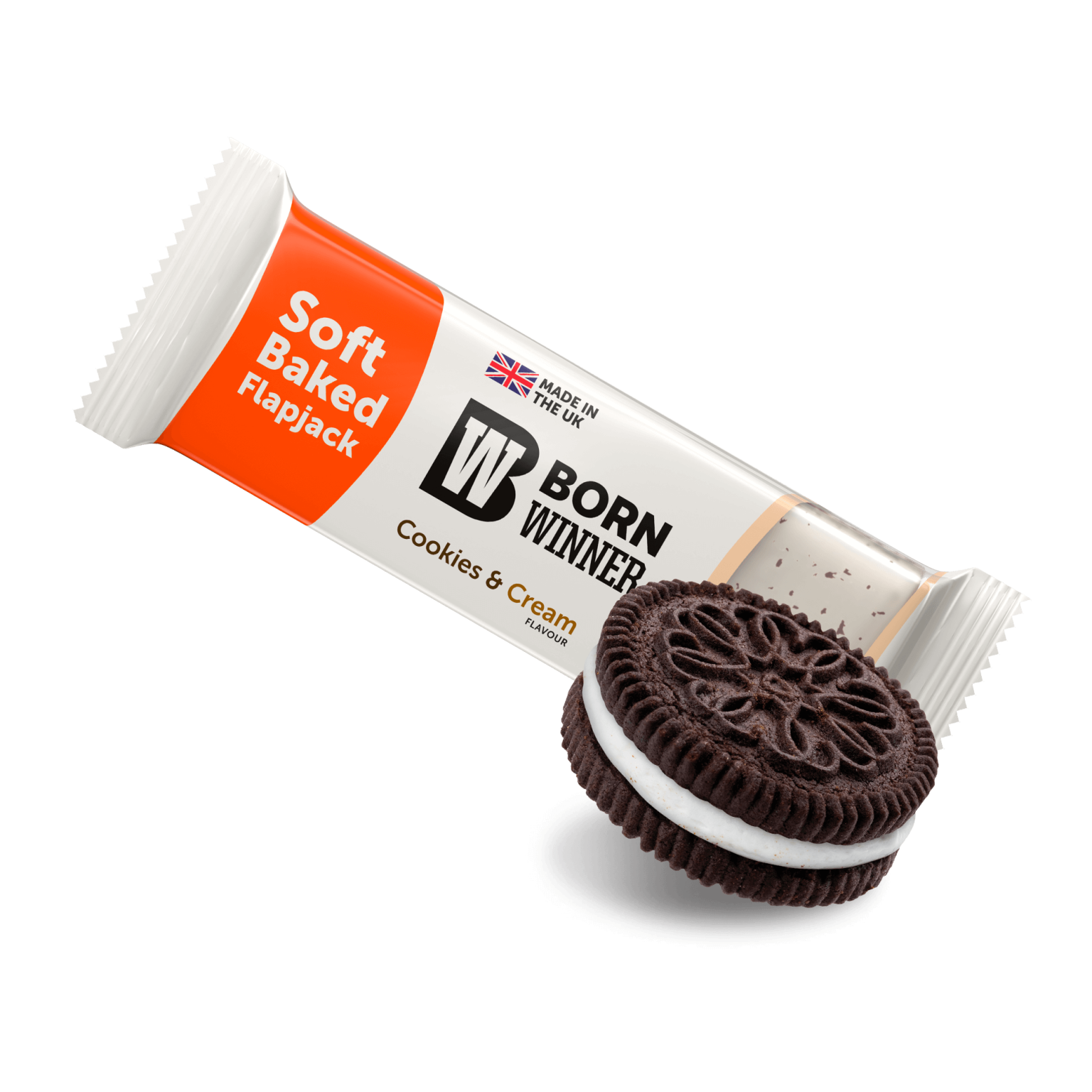 BW Flap Jack Cookies n Cream Oat Bar 100g