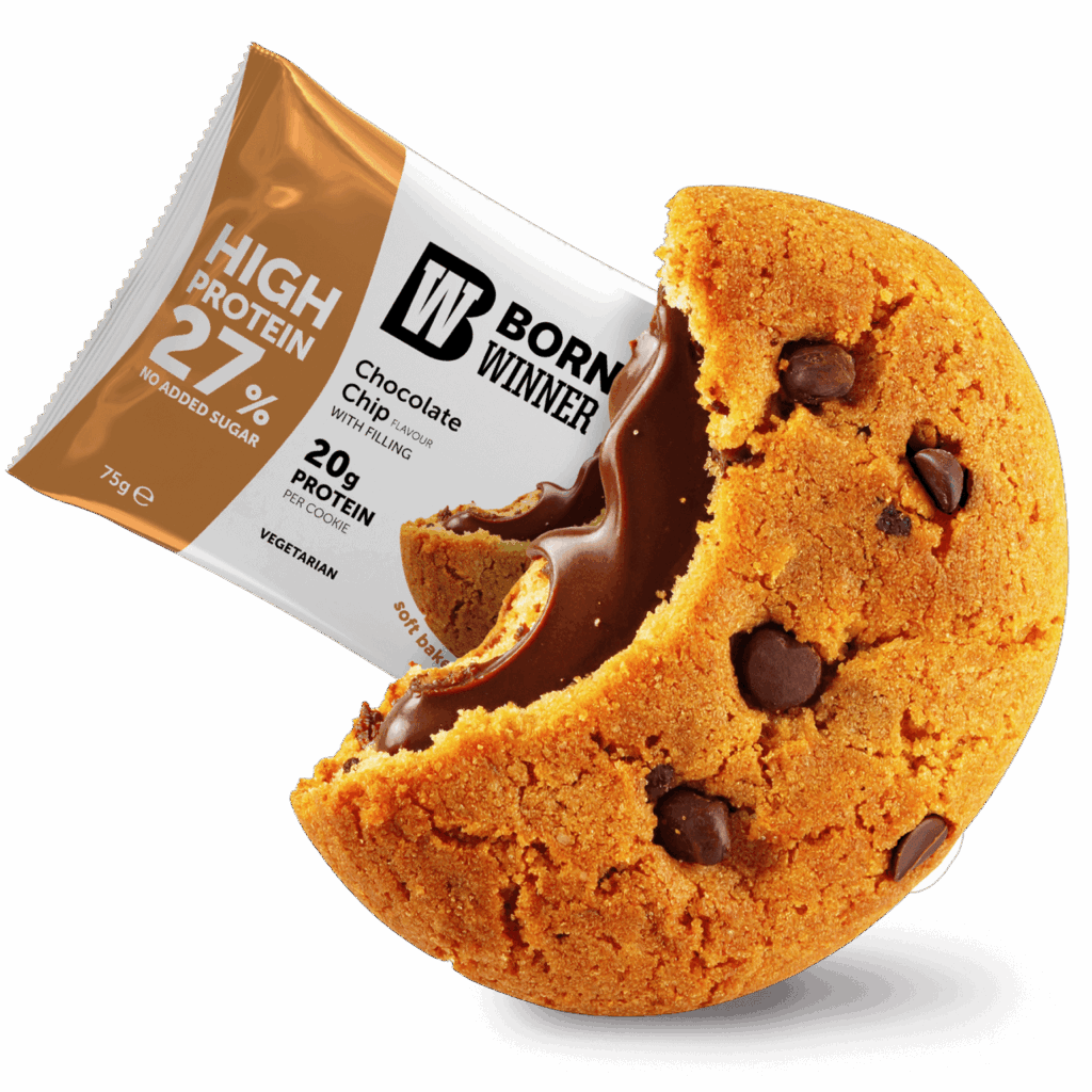 BW Protein Cookie DELUXE Choco Chip Flavour with Choco Filling & Sweetener 75g