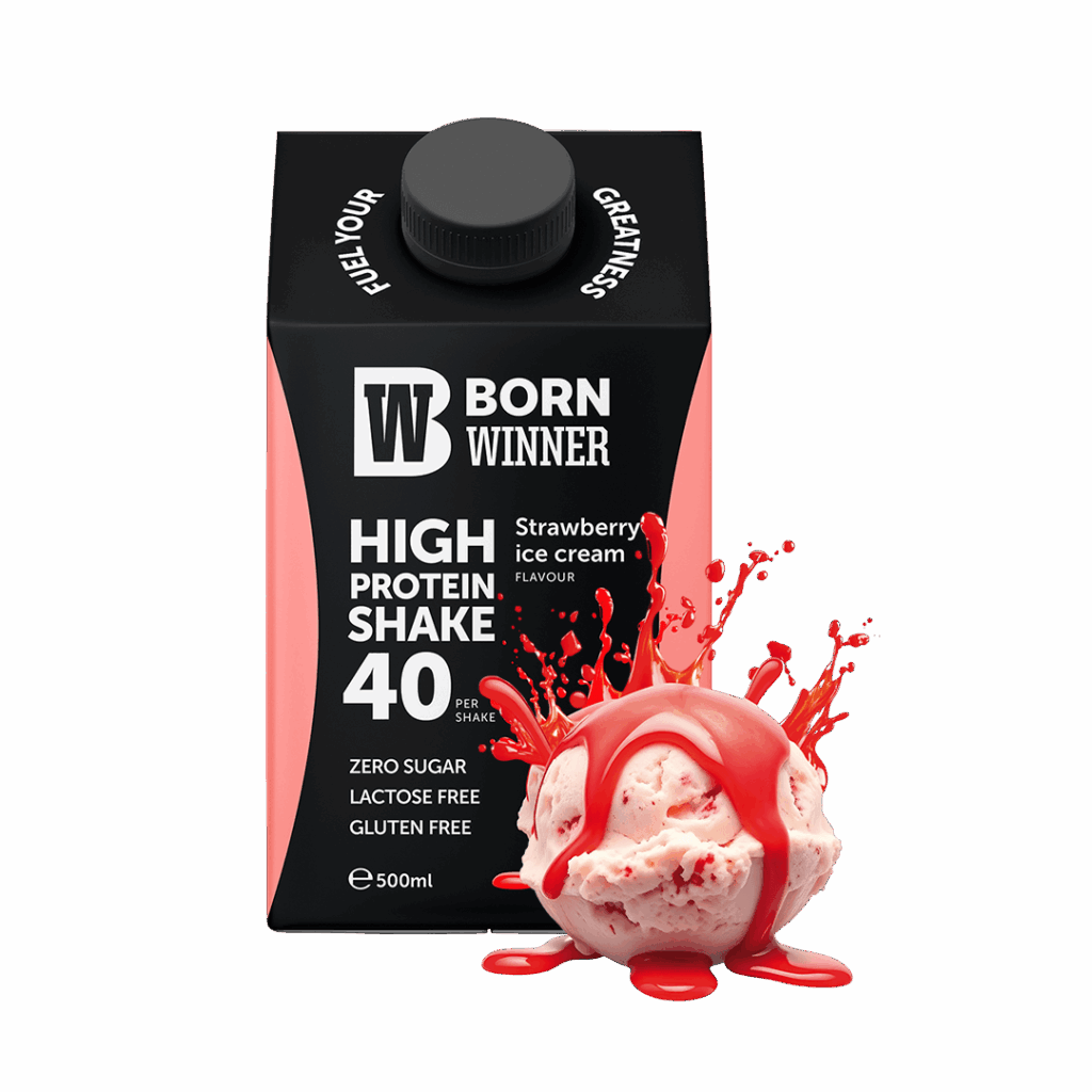 BW RTD Protein Shake Strawberry Ice Cream Flavour 500ml