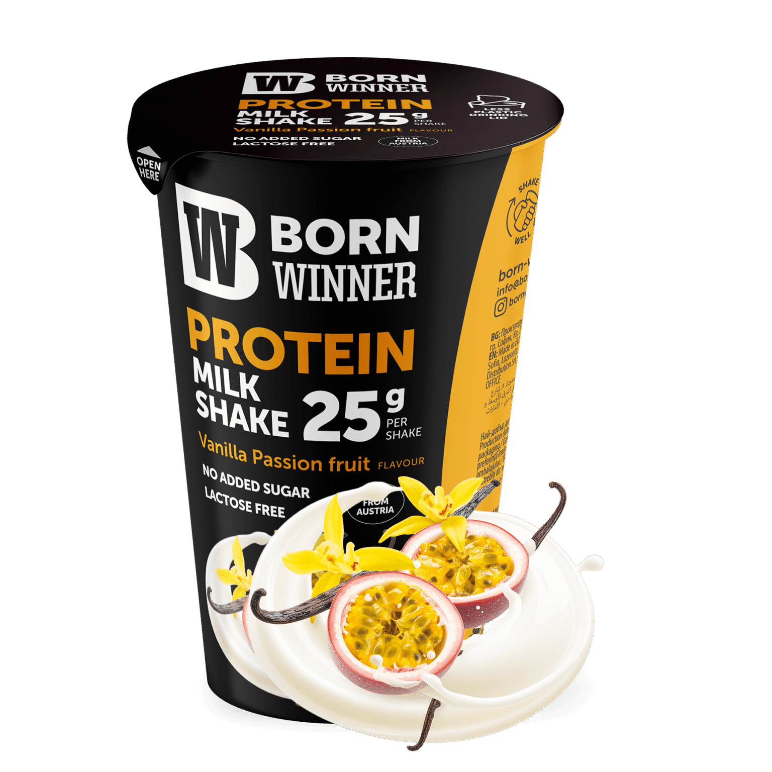 BW RTD Protein Shake Vanilla Passion Fruit Flavour 250ml