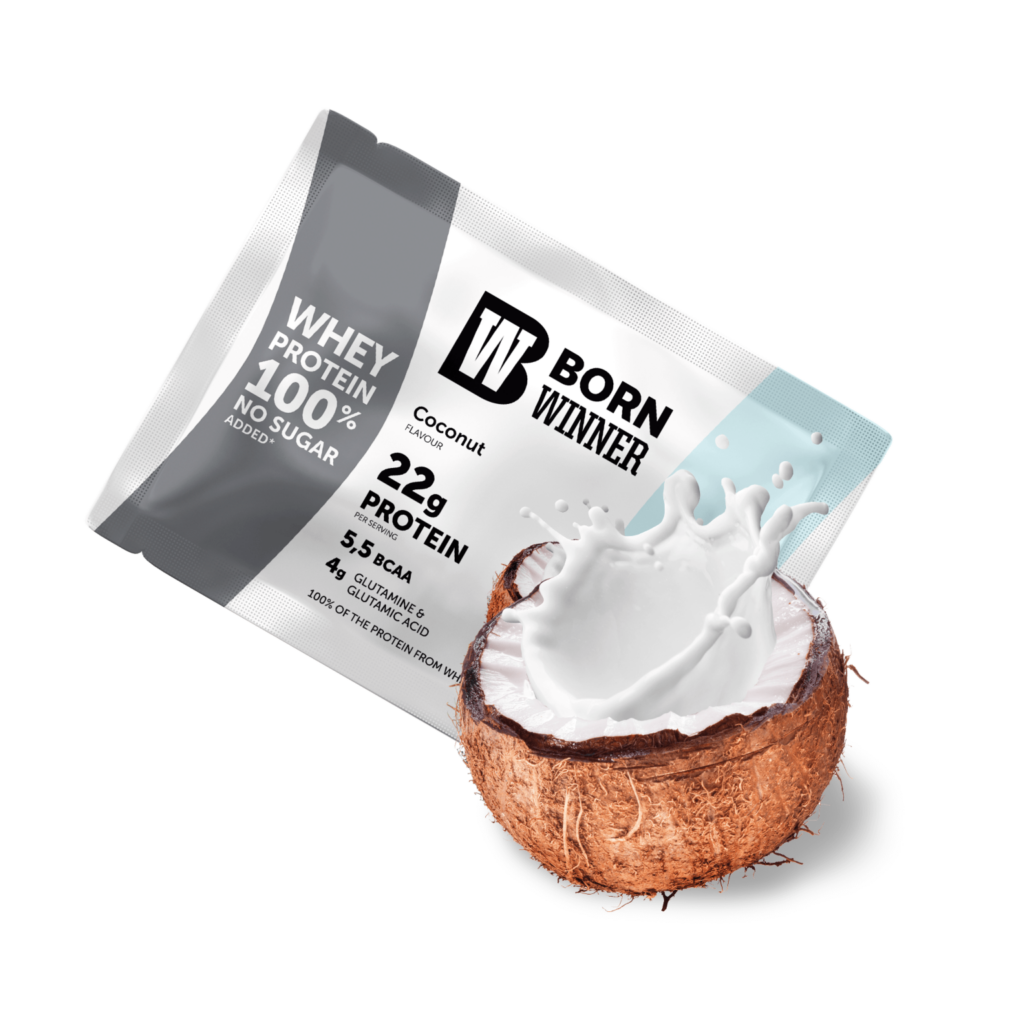 BW Whey Protein Sachet 30g Coconut Flavour with Sweetener