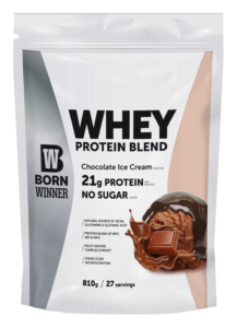 Whey Protein Doypack 810g Chocolate Ice Cream Flavour with Sweetener