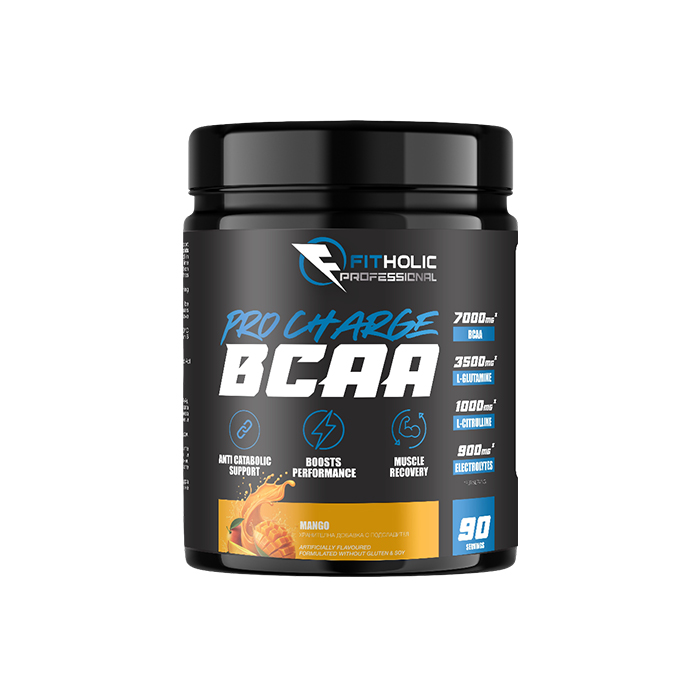 Fitholic Professional Pro Charge BCAA Mango