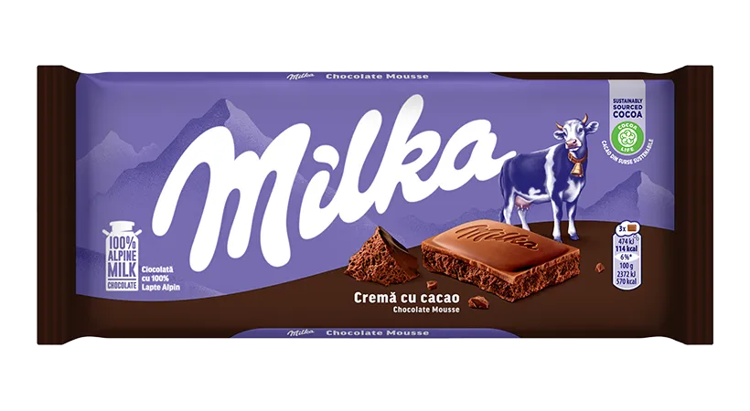 Milka Chocolate Mousse Bar 100g