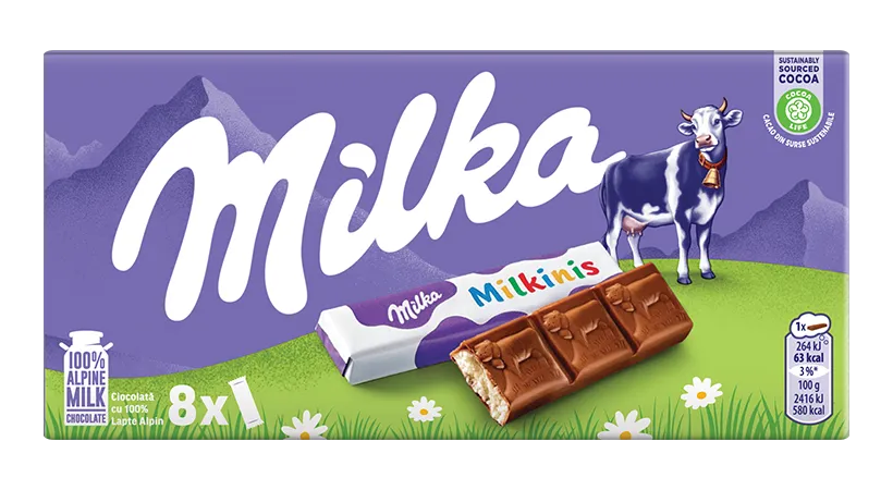 Milka Milkinis Chocolate Sticks Box 87.5g