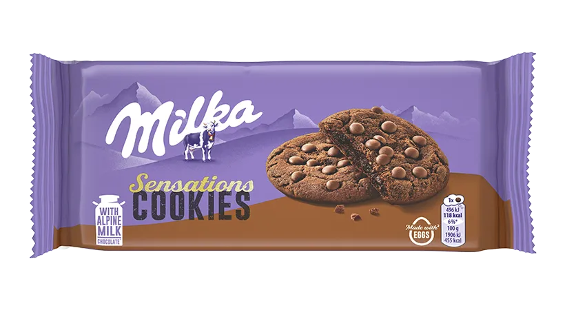 Milka Cookie Sensations Soft Choco 156g