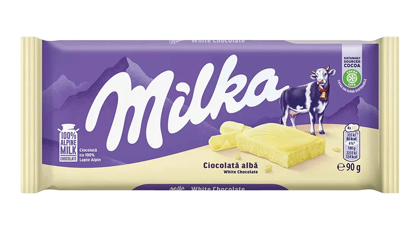 Milka Alpine White Chocolate 90g