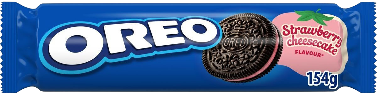 Oreo Strawberry Cheesecake Biscuits 154g