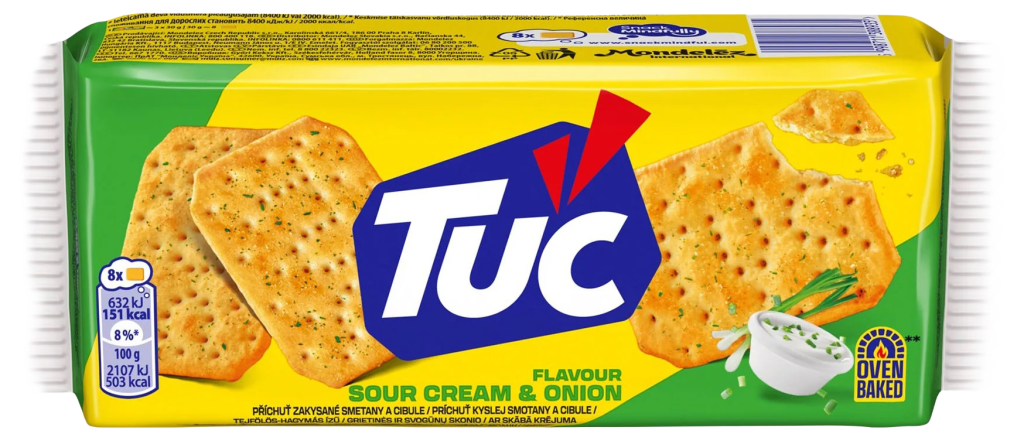 TUC Cracker Sour Cream & Onion 100g