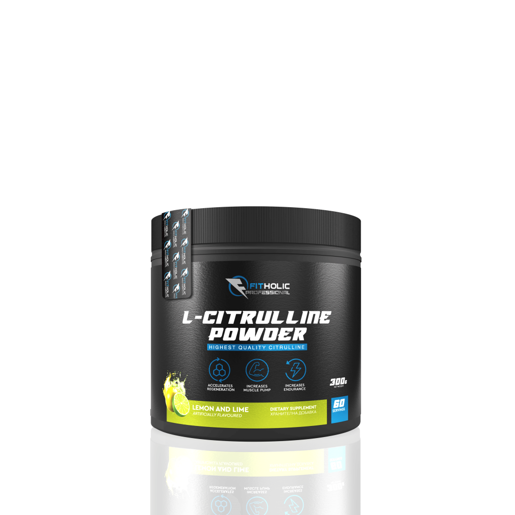 Fitholic Professional Citrulline Powder 300g Lemon & Lime