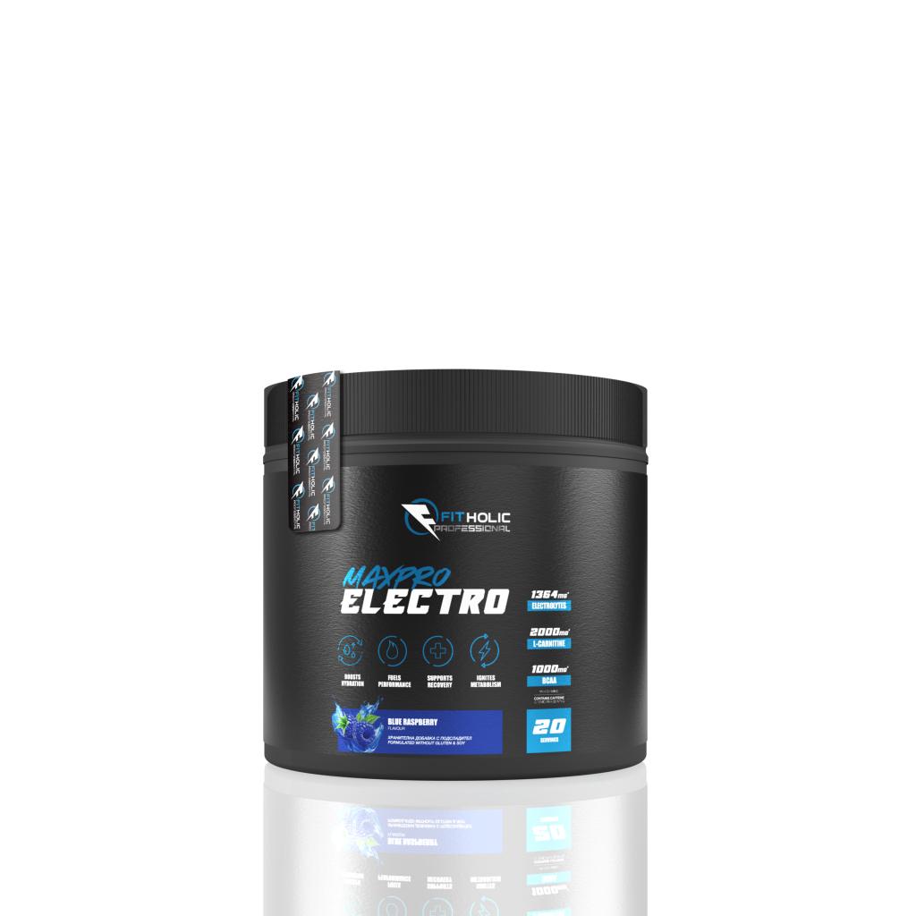 Fitholic Professional MaxPro Electro 320g Blue Raspberry