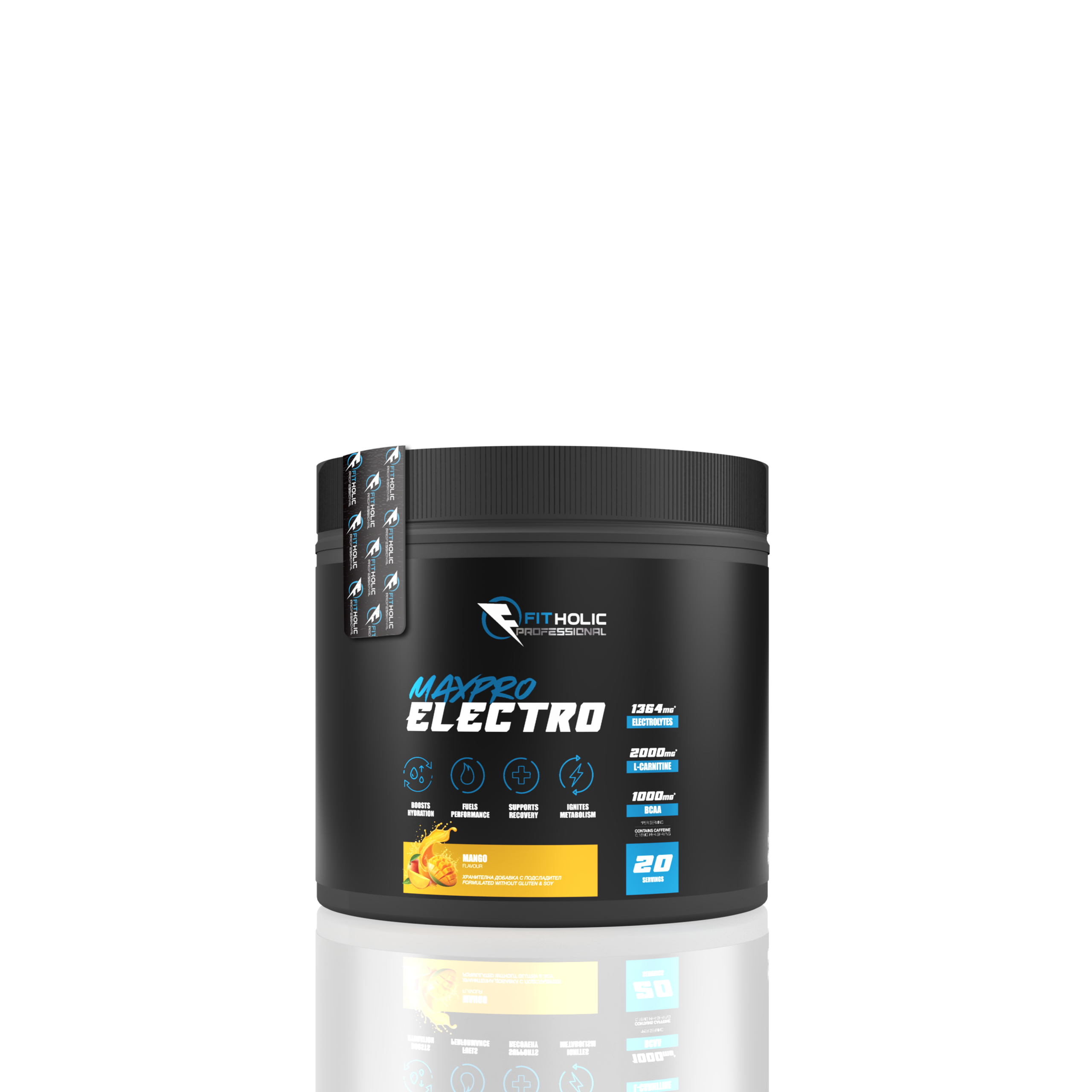 Fitholic Professional MaxPro Electro 320g Mango