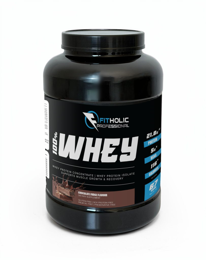 Fitholic Professional 100% Whey Protein Blend 2000g Chocolate Fudge