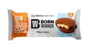 BW Protein Wafer Cups with Milky Cream Filling 2x25g